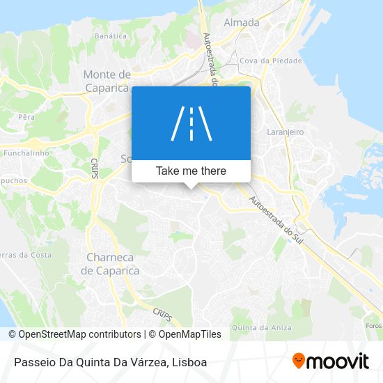 Passeio Da Quinta Da Várzea mapa