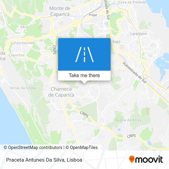 Praceta Antunes Da Silva mapa