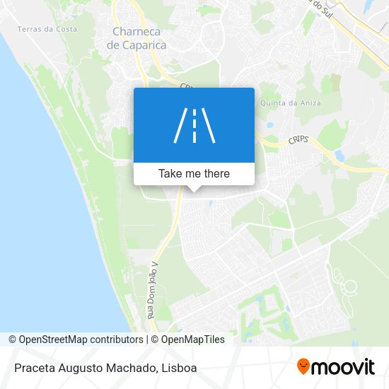 Praceta Augusto Machado mapa