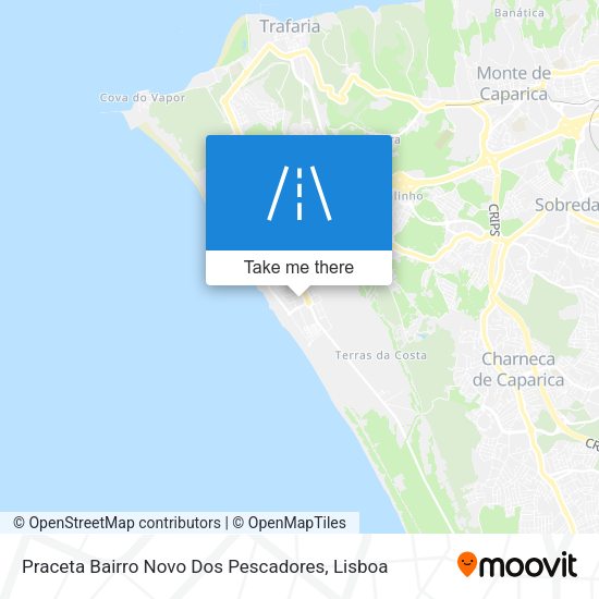 Praceta Bairro Novo Dos Pescadores map