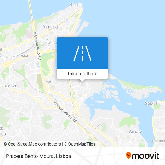 Praceta Bento Moura mapa