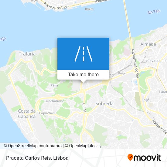Praceta Carlos Reis mapa
