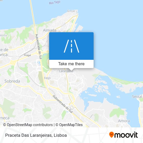 Praceta Das Laranjeiras mapa