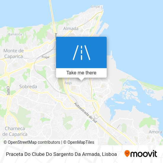 Praceta Do Clube Do Sargento Da Armada mapa