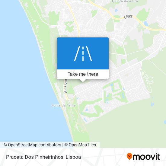 Praceta Dos Pinheirinhos mapa