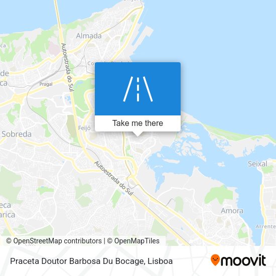 Praceta Doutor Barbosa Du Bocage map