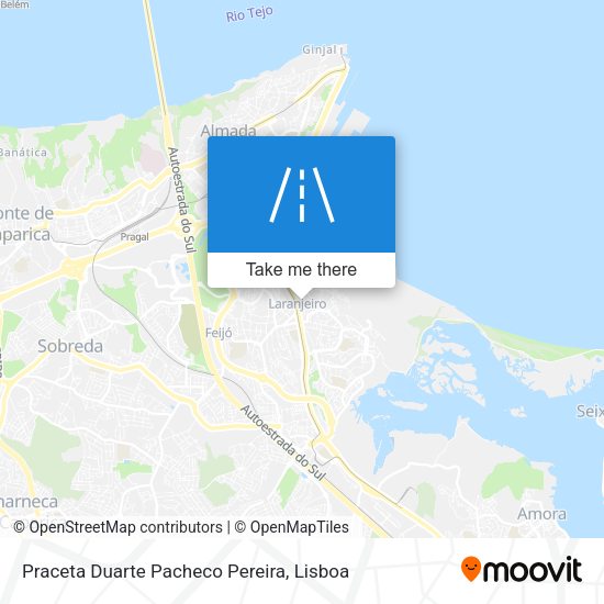 Praceta Duarte Pacheco Pereira map