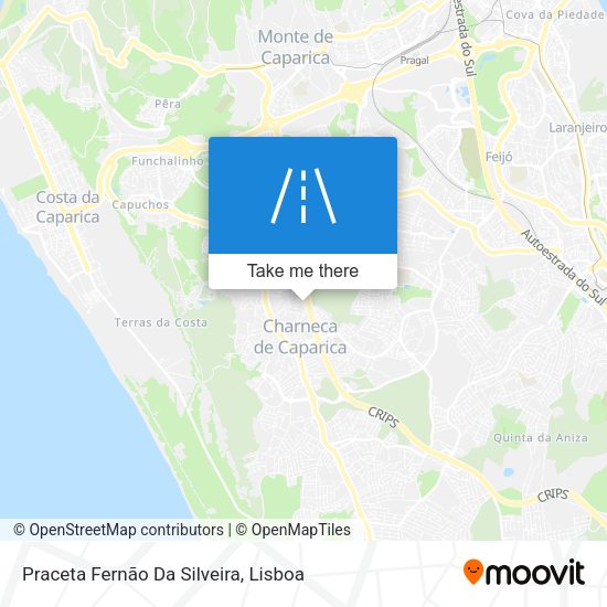 Praceta Fernão Da Silveira mapa