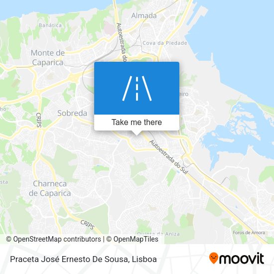 Praceta José Ernesto De Sousa mapa