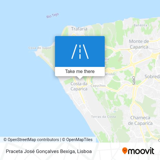 Praceta José Gonçalves Bexiga map