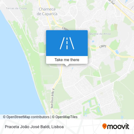 Praceta João José Baldi map