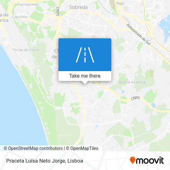 Praceta Luísa Neto Jorge mapa