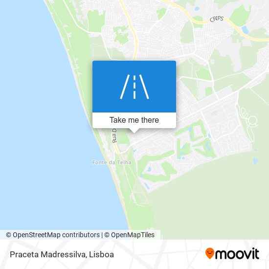 Praceta Madressilva mapa