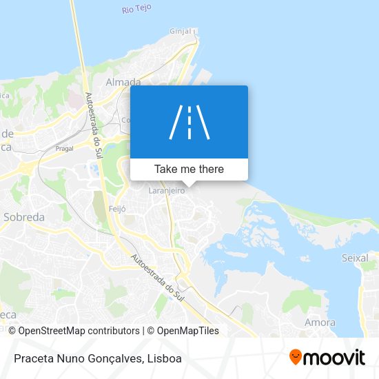 Praceta Nuno Gonçalves mapa
