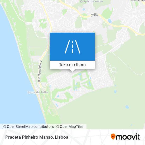 Praceta Pinheiro Manso mapa