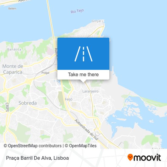 Praça Barril De Alva mapa