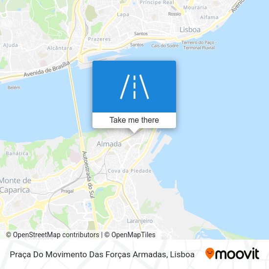 Praça Do Movimento Das Forças Armadas map
