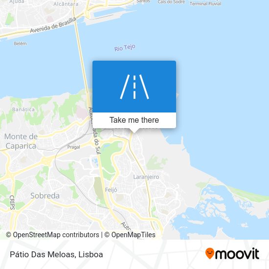 Pátio Das Meloas mapa