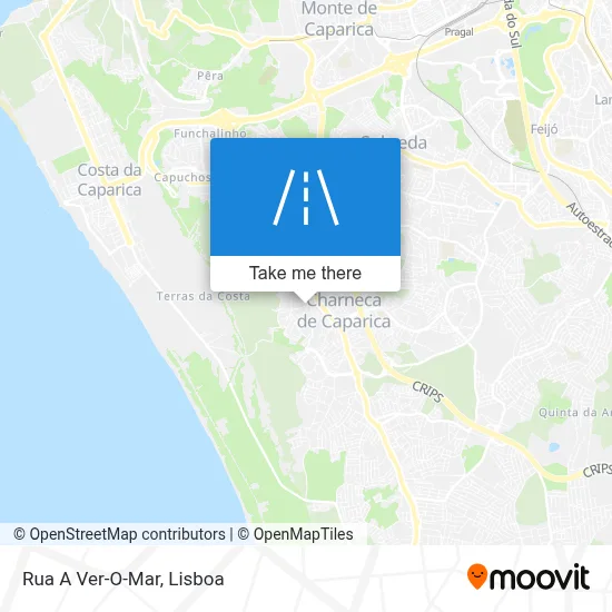 Rua A Ver-O-Mar map