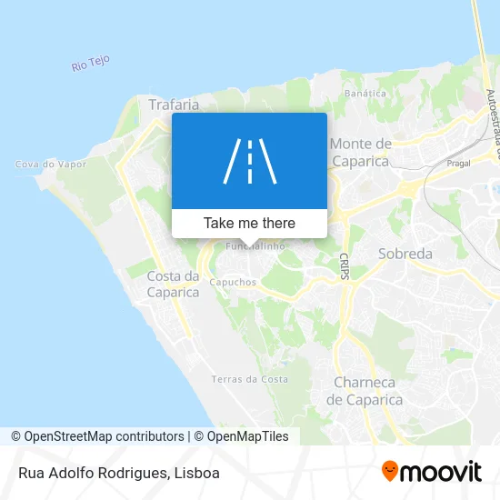 Rua Adolfo Rodrigues map