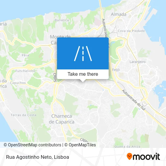 Rua Agostinho Neto map