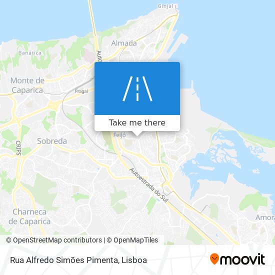 Rua Alfredo Simões Pimenta map