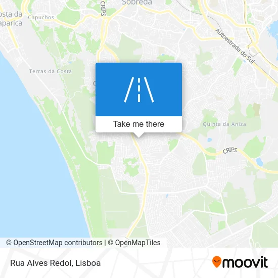 Rua Alves Redol map