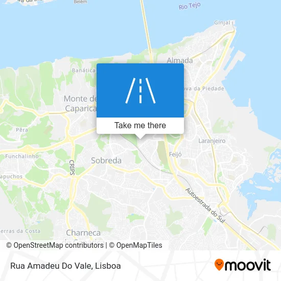 Rua Amadeu Do Vale map