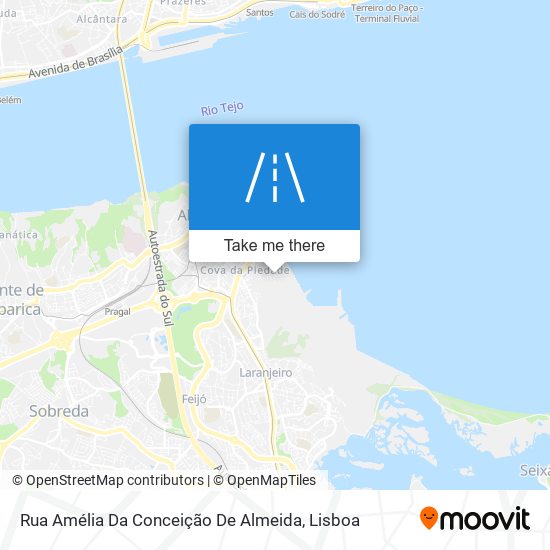 Rua Amélia Da Conceição De Almeida mapa