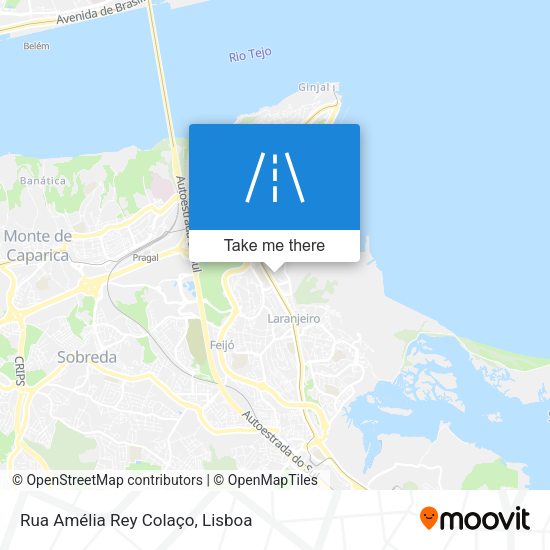 Rua Amélia Rey Colaço map