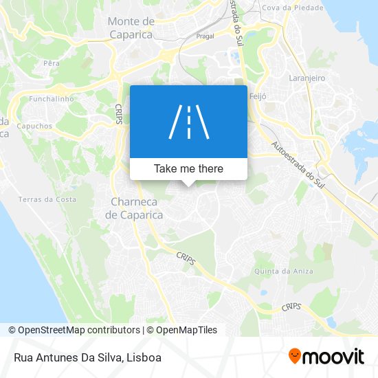 Rua Antunes Da Silva mapa