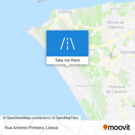Rua António Pinheiro map