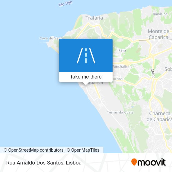 Rua Arnaldo Dos Santos mapa