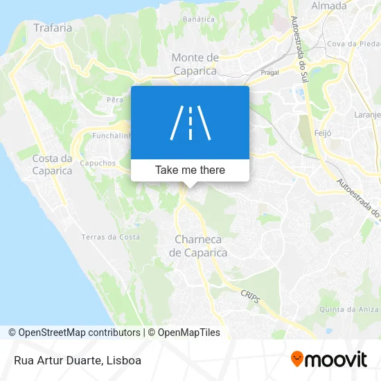 Rua Artur Duarte map