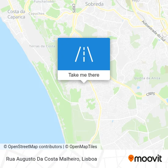 Rua Augusto Da Costa Malheiro map