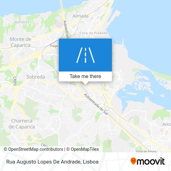 Rua Augusto Lopes De Andrade map