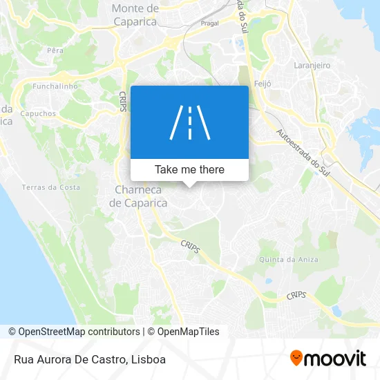 Rua Aurora De Castro map