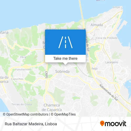 Rua Baltazar Madeira map