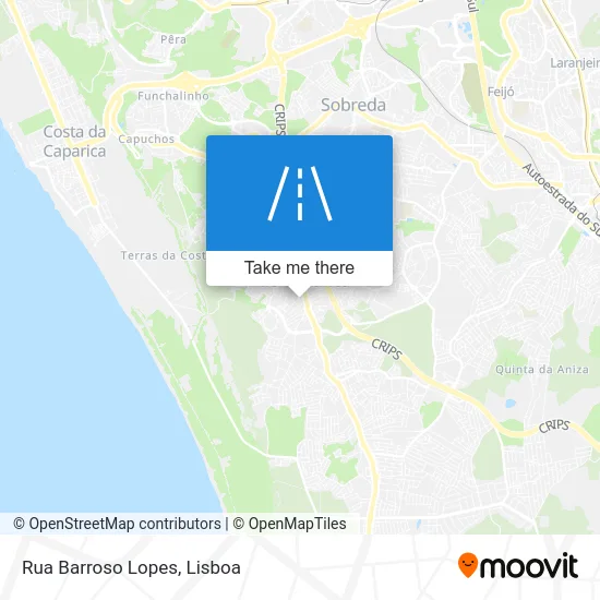 Rua Barroso Lopes map