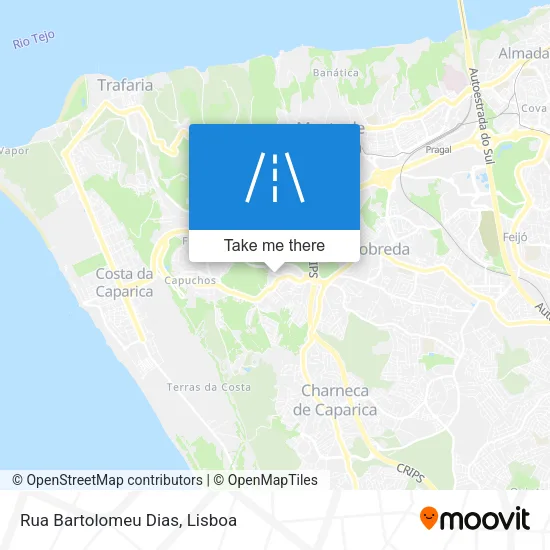 Rua Bartolomeu Dias map
