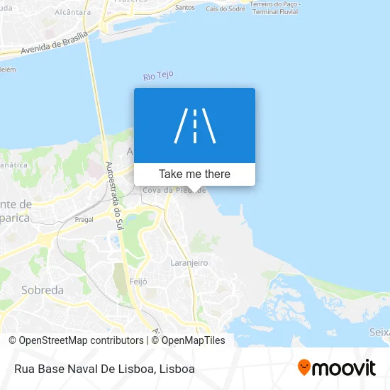 Rua Base Naval De Lisboa map