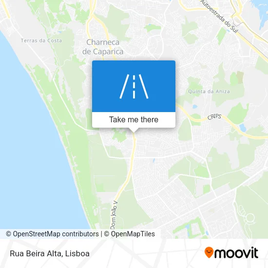 Rua Beira Alta map