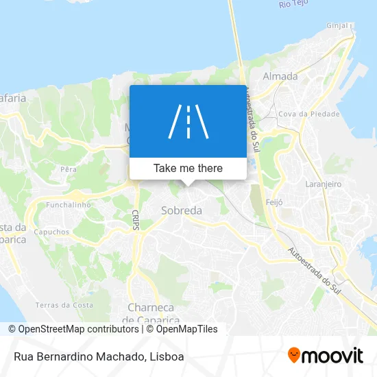 Rua Bernardino Machado map