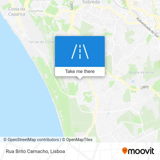 Rua Brito Camacho map