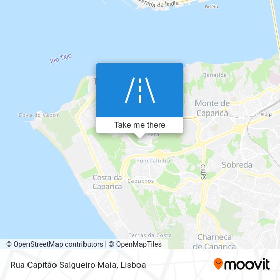 Rua Capitão Salgueiro Maia map