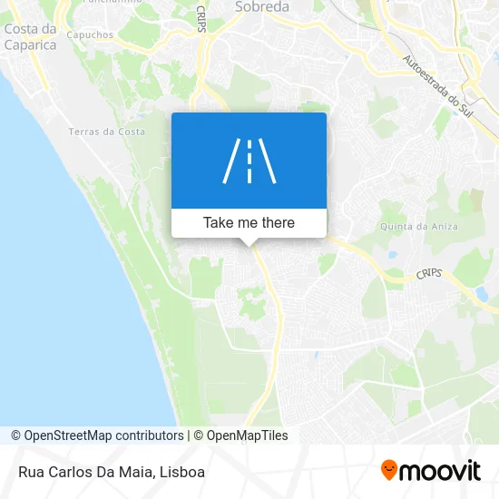 Rua Carlos Da Maia map