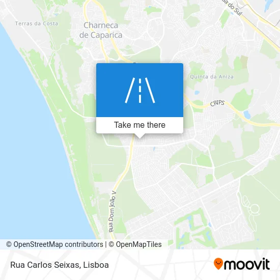 Rua Carlos Seixas map