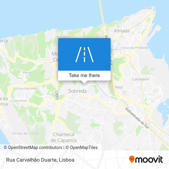 Rua Carvalhão Duarte map