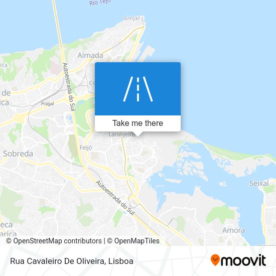Rua Cavaleiro De Oliveira map