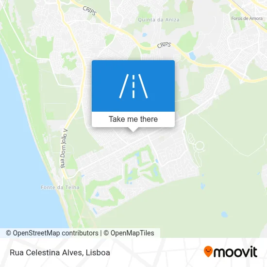 Rua Celestina Alves map